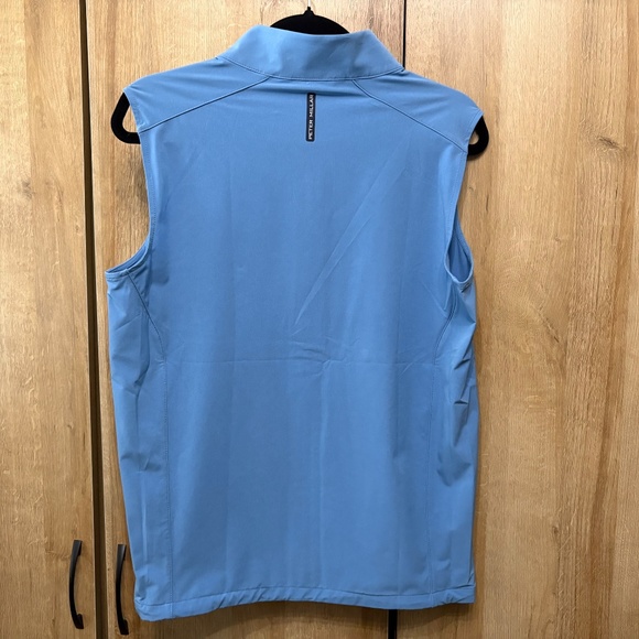 NWT Peter Millar Men's Brook Blue Contour Vest Wind & Water Resist Small - Picture 8 of 15